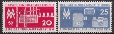 DDR Nr.678/79 * * Frühjahrsmesse 1959, postfrisch