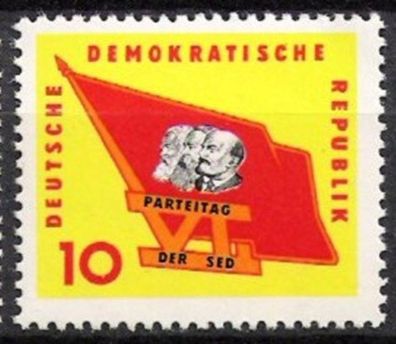 DDR Nr.941 * * VI Parteitag der SED 1963, postfrisch