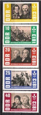 DDR Nr.988/92 * * Befreiungskriege 1963, postfrisch