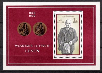 DDR Block Nr.31 * * Wladimir I. Lenin 1970, postfrisch