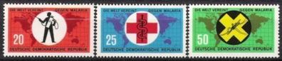 DDR Nr.942/44 * * Kampf gegen Malaria 1963, postfrisch