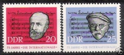 DDR Nr.966/67 * * Die Internationale 1963, postfrisch