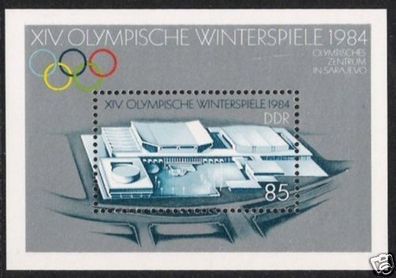 DDR Block Nr.74 * * Winterolympiade 1983, postfrisch