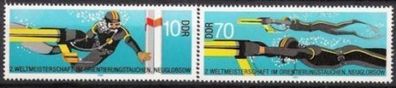 DDR Nr.2961/62 * * WM im Orientierungstauchen 1985, postfrisch