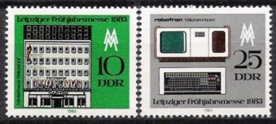 DDR Nr.2779/80 * * Frühjahrsmesse 1983, postfrisch