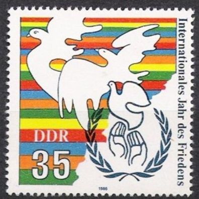 DDR Nr.3036 * * Jahr des Friedens 1986, postfrisch
