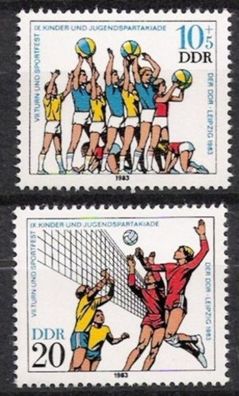 DDR Nr.2814/15 * * Turn und Sportfest 1983, postfrisch