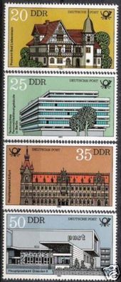 DDR Nr.2673/76 * * Bauten der Post 1982, postfrisch