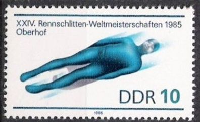 DDR Nr.2923 * * WM im Rennrodeln 1985, postfrisch