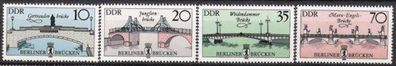 DDR Nr.2972/75 * * Berliner Brücken 1985, postfrisch
