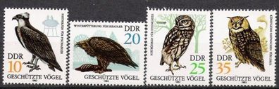 DDR Nr.2702/05 * * Greifvögel 1982, postfrisch