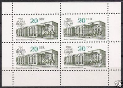 DDR Nr.3078 KLB * * 750 Jahre Berlin 1987, postfrisch