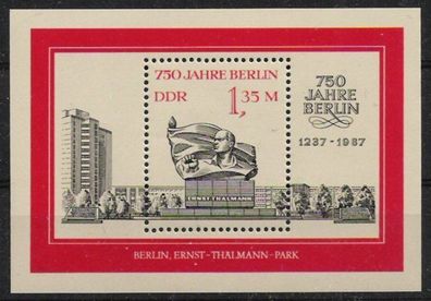 DDR Block Nr.89 * * 750 Jahre Berlin 1987, postfrisch
