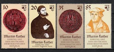 DDR Nr.2754/57 * * Martin Luther 1982, postfrisch