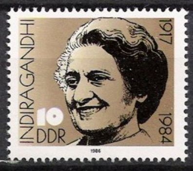 DDR Nr.3056 * * Indira Gandhi 1986, postfrisch