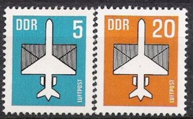 DDR Nr.2831/32 * * Flugpostmarken 1983, postfrisch