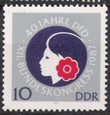 DDR Nr.3079 * * Frauenbund DFD 1987, postfrisch