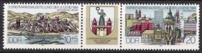 DDR Nr.2903/04 ZD * * Briefmarkenausstellung 1984, postfrisch