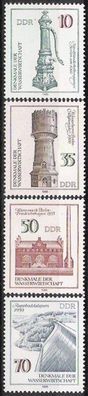 DDR Nr.2993/96 * * Denkmäler der Wasserwirtschaft 1986, postfrisch