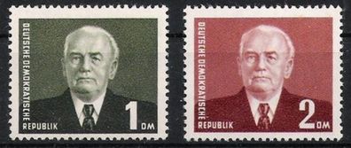DDR Nr.342/43 * * Wilhelm Pieck (III) 1953, postfrisch