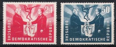 DDR Nr.284/85 * * Deutsch polnische Freundschaft 1951, postfrisch