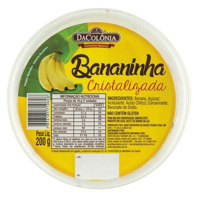 Dacolonia Bananen-Riegel Banana Passa 200g