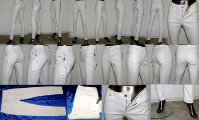 Lacoste Classic HF 6578 00 001 Stretch Jeans Hose Slim Fit W26 W28 W29 W30 White