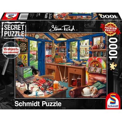 Steve Read: Secret Puzzle - Vaters Werkstatt (1000 Teile) - Schmidt Spiele 59977 ...