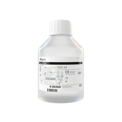 B. Braun Aqua Ecotainer® Topische Spüllösung 500 ml| Karton (10 Flaschen)