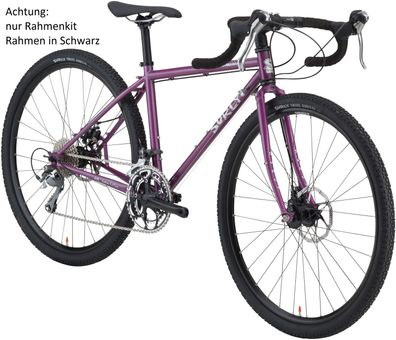 Surly Straggler Cyclocross Rahmenkit 650B gloss schwarz RH 50cm