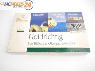 Grell Modellautoset 3-tlg. LKW "Goldrichtig - Bitburger Olympia-Truck-Set" E488