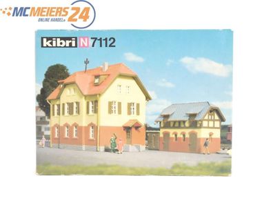 Kibri N 7112 Gebäude Bausatz Wohnhaus Eisenbahner-Wohnhaus E488