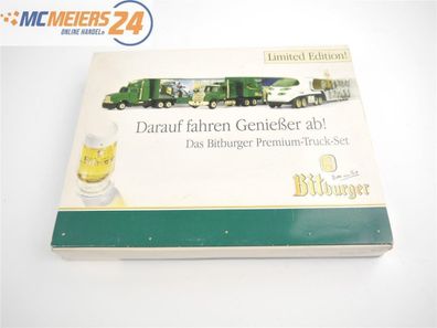 Grell Modellautoset 3-tlg. LKW "Bitburger - Darauf fahren Genießer ab!" E488