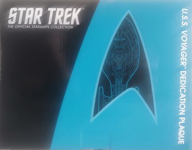 STAR TREK Voyager Widmungsplakette (Dedication Plaque) OVP Eaglemoss