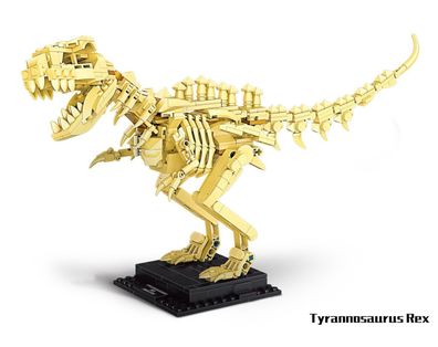 Bausatz Dinosaurier-Skelett Tyrannosaurus Rex von DeCool, 523 Teile, 81004