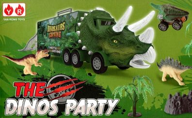 14teiliges Spielset "Dinosaurier Truck - Dino Party"