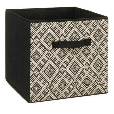 Aufbewahrungsbox mit Griff Ethnique Klappbox Faltbox Regalbox Einschubkorb Dekoration