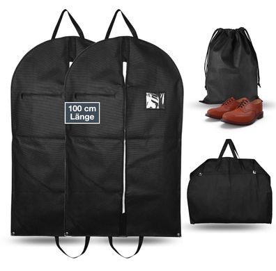 Kleidersack Set - Kleidersäcke / Kleiderhüllen für Anzug & Hemd - Clothes bag