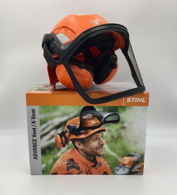 STIHL Helmset Advance X-VENT Visier Gehörschutz Forsthelm 00008880802