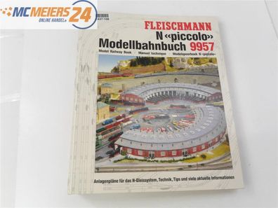 Fleischmann piccolo N 9957 Modellbahnbuch Ordner mit Gleispläne Technik Tipps
