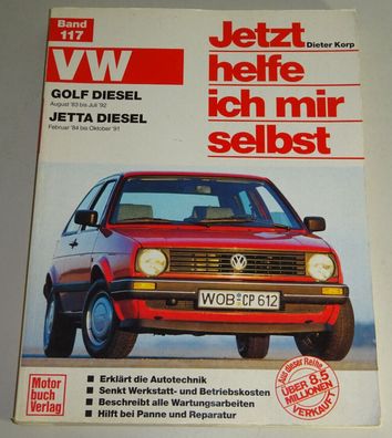 Reparaturanleitung VW Golf II / 2 + Jetta mit 1,6 l Diesel, Baujahre 1983 - 1992
