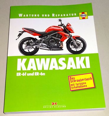 Reparaturanleitung / Handbuch - Kawasaki ER-6f / ER-6n - Baujahre 2006 bis 2010