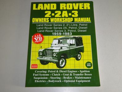 Reparaturanleitung Land Rover Serie 2 / 2A / 3 Benzin + Diesel, Bauj. 1959-1983