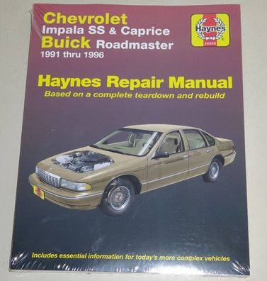 Reparaturanleitung Chevrolet Impala SS / Caprice + Buick Roadmaster, 1991 - 1996