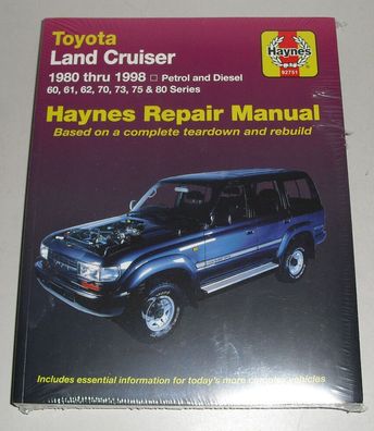 Reparaturanleitung Toyota Land Cruiser J6 J7 J8 Petrol + Diesel, 1980 - 1998