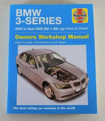 Reparaturanleitung BMW 3 er E90 / E91 318, 320, 325, 330 i + d, Bj. 05-08