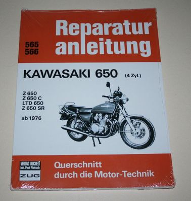 Reparaturanleitung Kawasaki Z 650 / LTD 650 / Z 650 SR + C, ab Baujahr 1976