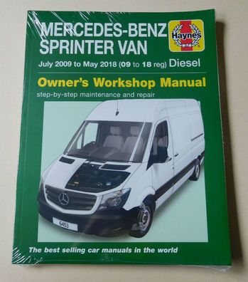 Reparaturanleitung Mercedes Benz Sprinter 2.1 Liter Diesel W906, Bj. 2009-2018