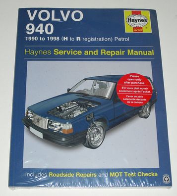 Reparaturanleitung Volvo 940 Limousine + Kombi, Baujahre 1990 - 1998