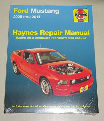 Reparaturanleitung Ford Mustang V6 + GT V8, Baujahre 2005 - 2014